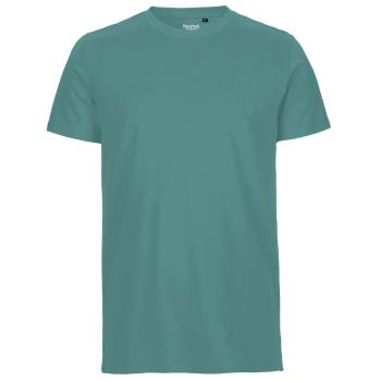 Neutral Pánské tričko Fit z organické Fairtrade bavlny - Teal | XXL