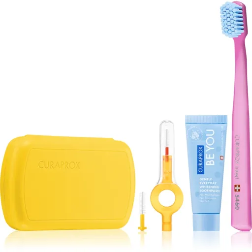 Curaprox Travel Set cestovní set na zuby, jazyk a dásně