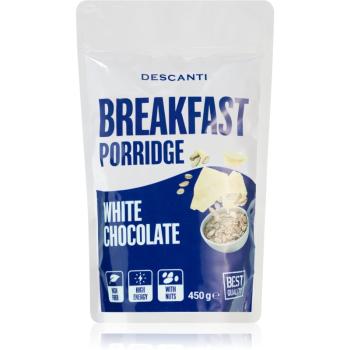 Descanti Breakfast Porridge ovsená kaša príchuť White Chocolate 450 g