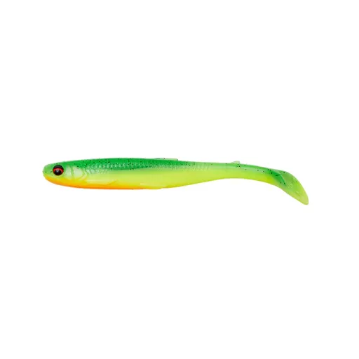 Savage Gear Gumová nástraha Slender Scoop Shad Green Yellow,Savage Gear Gumová nástraha Slender Scoop Shad Green Yellow