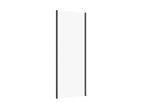 CERSANIT PEVNÁ BOČNÍ STĚNA LARGA ČERNÁ 80X195 TRANSPARENT SKLO S932-133