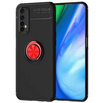 TopQ Realme 7 silikon černý s červeným prstenem 62099 (Sun-62099)