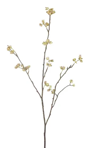 Dekorace umělá větvička s květy Berry Spray pink - 84 cm Ostatní