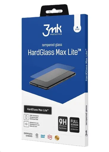 3mk tvrzené sklo HardGlass Max Lite Black pro Samsung Galaxy A36/A56 5G