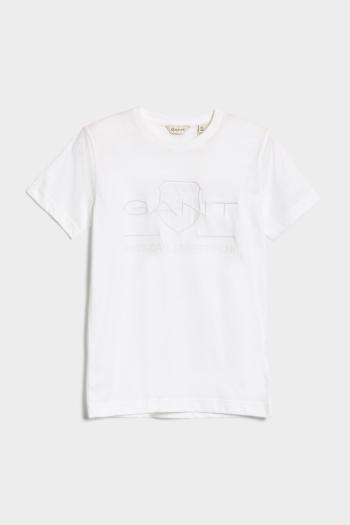 TRIČKO GANT TONAL AS SS T-SHIRT WHITE