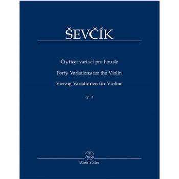 Čtyřicet variací pro housle op. 3 (9790260108011)