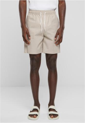 Urban Classics Basic Seersucker Shorts cloud - XXL