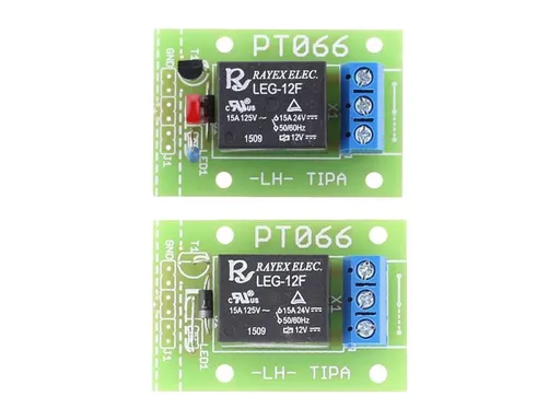 Stavebnice TIPA PT066A Relé deska se spínacím tranzistorem a LED