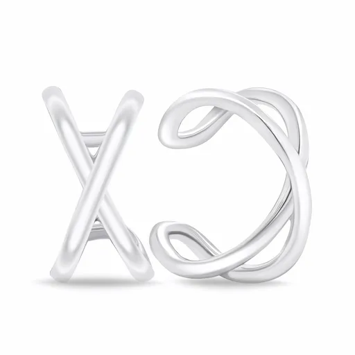 Brilio Silver Módní stříbrné záušnice EA696W