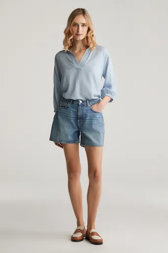 ŠORTKY GANT REG DENIM SHORTS MID BLUE BROKEN IN