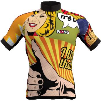 Rosti POP ART Pánský cyklistický dres, mix, velikost