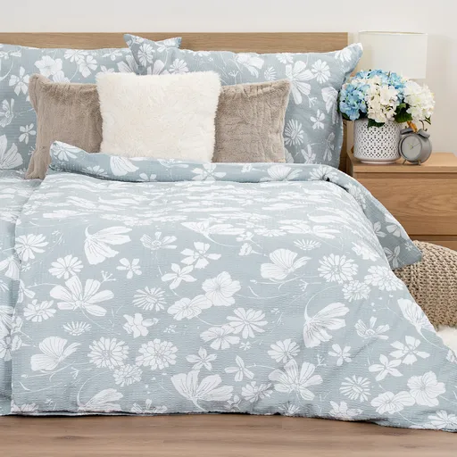 4Home Krepové povlečení Gentle Green, 140 x 220 cm, 70 x 90 cm