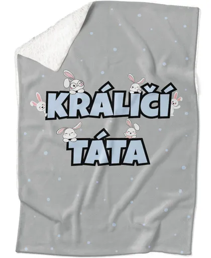 Deka Králičí táta (Podšití beránkem: ANO)