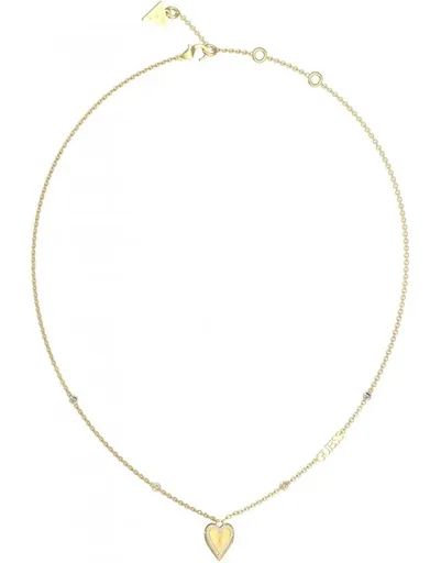 Guess Dámský pozlacený náhrdelník Love Me Tender JUBN03241JWYGT/U