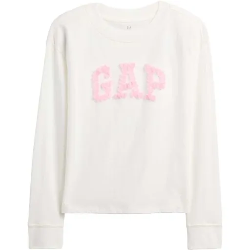 GAP V-LS ELV GR Dívčí tričko, bílá, velikost