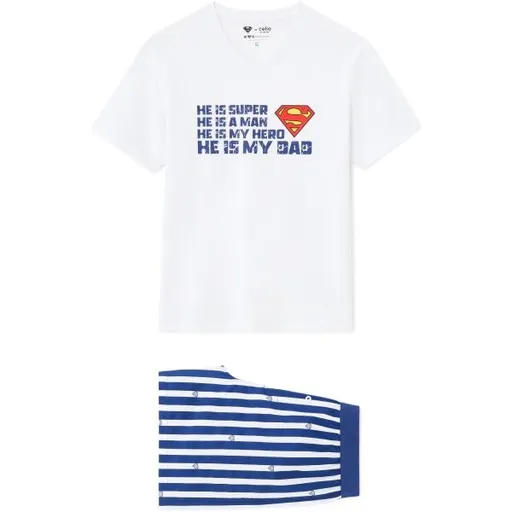 CELIO LLIMANPYJ Pánské pyžamo, bílá, velikost