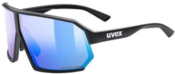 UVEX Sportstyle 237 CV Black Matt/Mirror Blue Športové okuliare