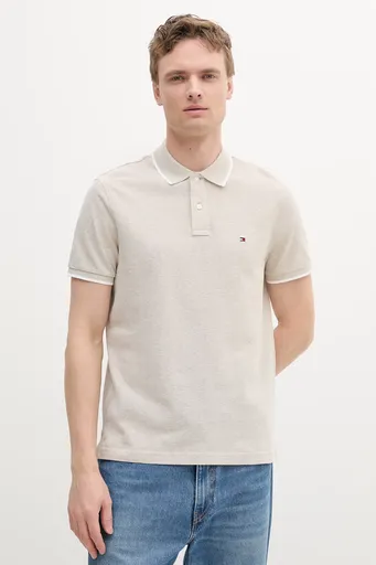 Polo tričko s lněnou směsí Tommy Hilfiger