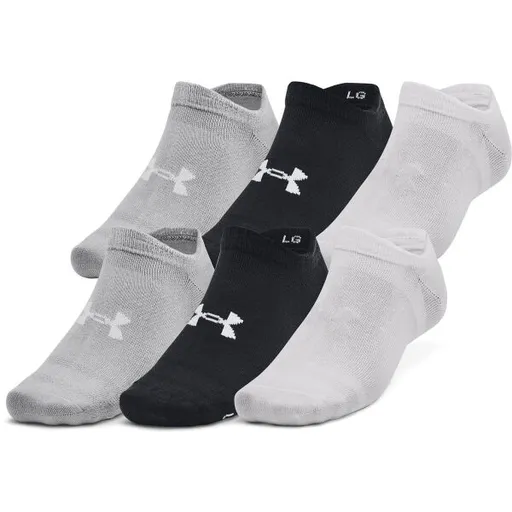 Under Armour ESSENTIAL NO SHOW Unisex ponožky, černá, velikost