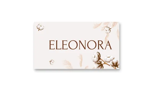 Personal Jmenovka na stůl - Boho Zvolte množství: od 1 ks do 10 ks