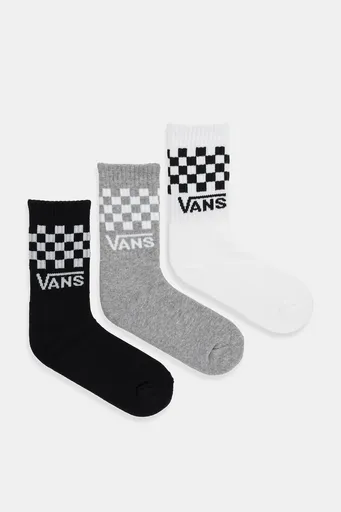 Dětské ponožky Vans Classic Check Crew 3-pack