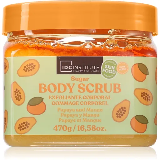IDC Institute Papaya and Mango tělový peeling 470 g