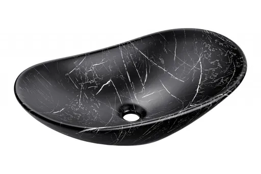 COMAD Umyvadlo na desku LENA, černá mat 5907611655306