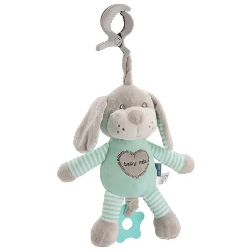 BABY MIX PES Plyšová hračka s klipem, mix, velikost