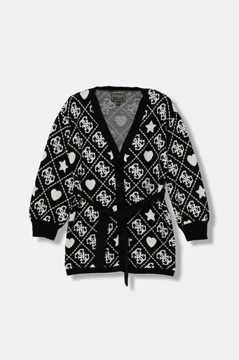 Dětský kardigan s příměsí vlny Guess