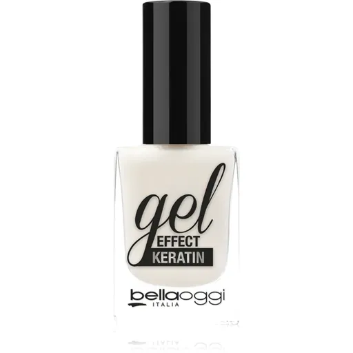 bellaoggi Gel Effect Keratin Nail Polish lak na nehty odstín White Angel 10 ml
