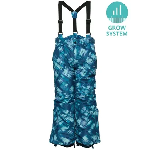 LOAP CUBOR Dětské lyžařské kalhoty, modrá, velikost 122-128