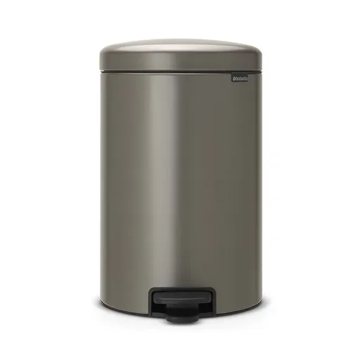 Pedálový odpadkový koš Newlcon Brabantia platinový 20 l