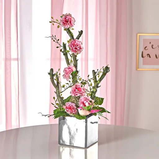 Karafiátový bonsaj v květináči