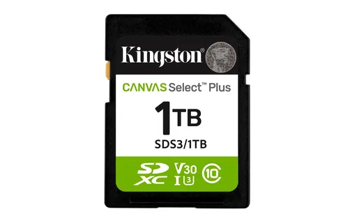 Kingston Canvas Select Plus/SDXC/1TB/UHS-I U3 / Class 10