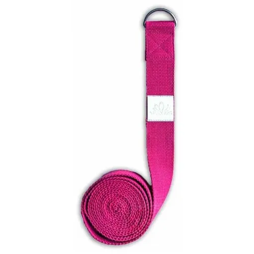 YOGGYS STRETCHING STRAP Protahovací pásek, růžová, velikost