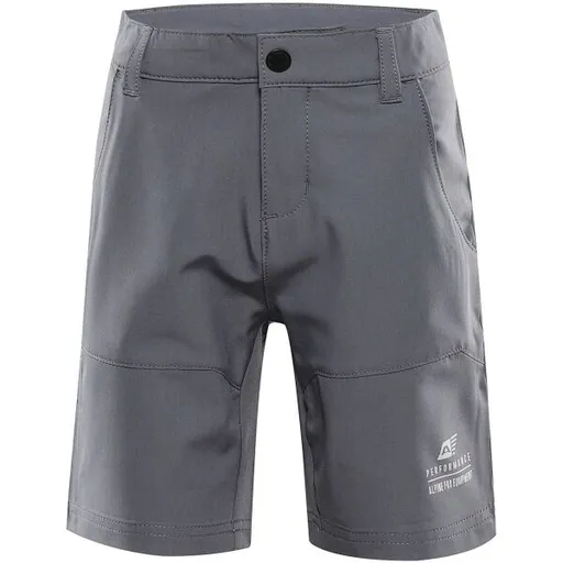 ALPINE PRO BAKO Dětské sportovní kraťasy, šedá, velikost 104-110
