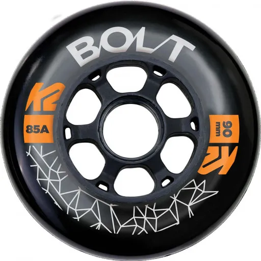 K2 BOLT 90/85A WHEEL 4 PACK BLK Kolečka k in-line bruslím, černá, velikost
