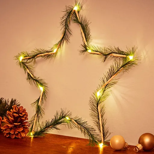 LED jedlová hvězda
