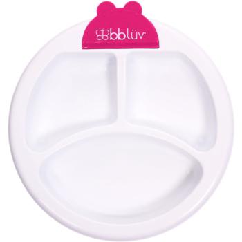 BBLÜV Platö dělený talíř Pink 1 ks