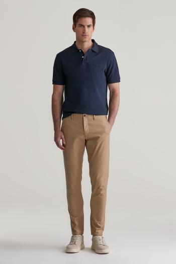 KALHOTY GANT SLIM CHINOS DARK KHAKI