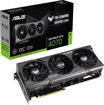 Videókártya ASUS TUF GAMING GeForce RTX 4070 12GB OC