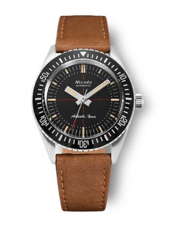 Nivada Grenchen Antarctic Diver 32044A17 - Brown Leather