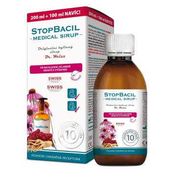 DR. WEISS Stopbacil medical sirup 200 +100 ml NAVYŠE