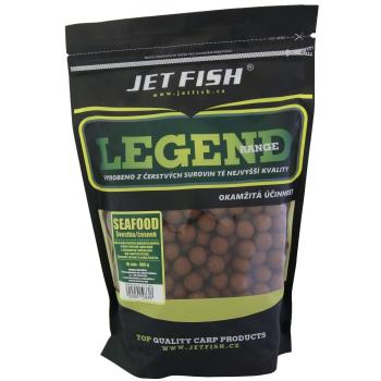 Jet fish  boilie legend range seafood + švestka / česnek-250 g 24 mm