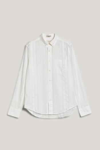 KOŠILE GANT REG SEERSUCKER STRIPE SHIRT WHITE