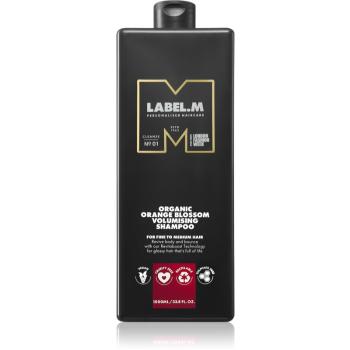 label.m Organic Orange Blossom Volumising Shampoo přírodní šampon pro objem vlasů 1000 ml