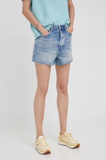 Džínové šortky Mustang High Rise Shorts dámské, hladké, high waist