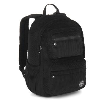 Manšestrový batoh čierny Topgal FINE 25062