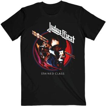 Judas Priest Tričko Stained Class Album Circle Unisex Black XL
