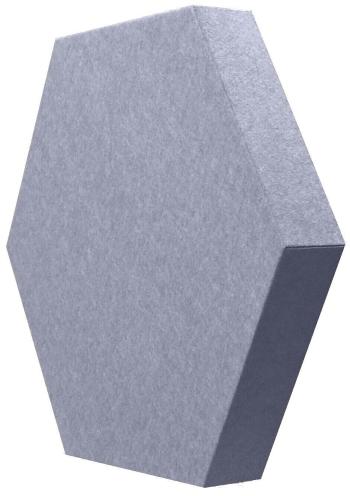 Mega Acoustic HexaPET 3 cm Light Gray Absorpční penový panel